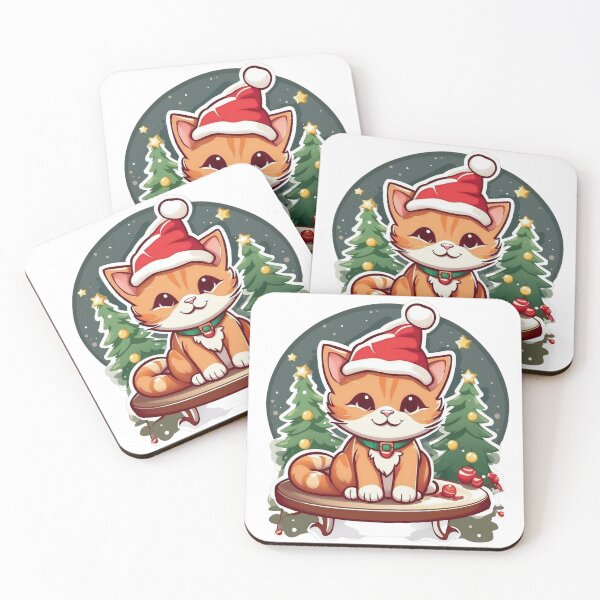 Item preview, Kitty Christmas designed and sold by Soulpurged.