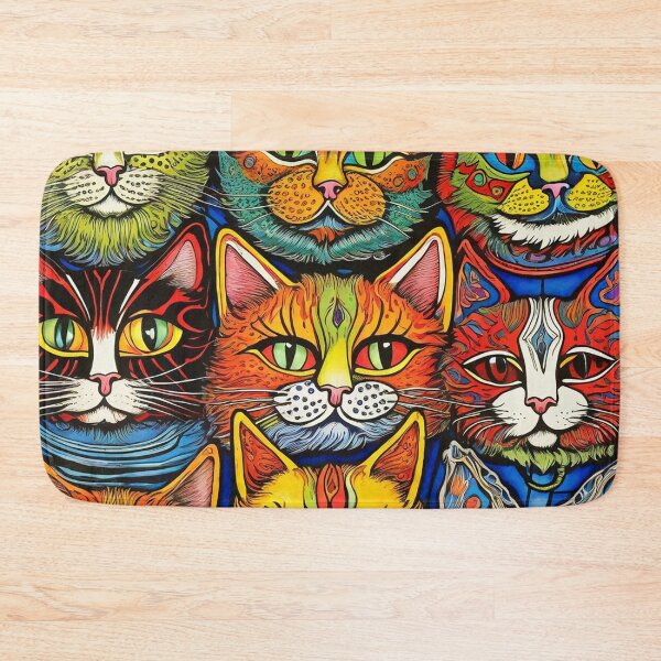 Item preview, Louis Wain Schizophrenia Cat Painting For Cat Lovers designed and sold by Petsthetic.