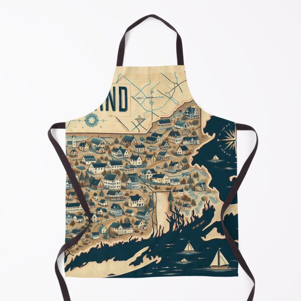 Item preview, New England Map designed and sold by clintang.