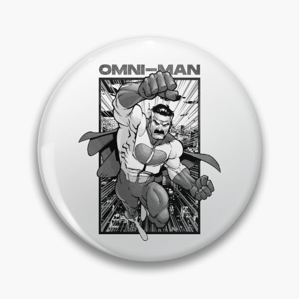 Item preview, Omni-Man Black and White T-shirt designed and sold by Centujpg.