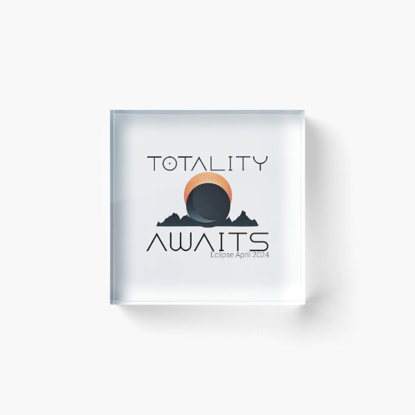 Item preview, Totality awaits - Path of totality - Total solar eclipse 2024 - Astronomy lovers - 2024 eclipse designed and sold by JansenGS.