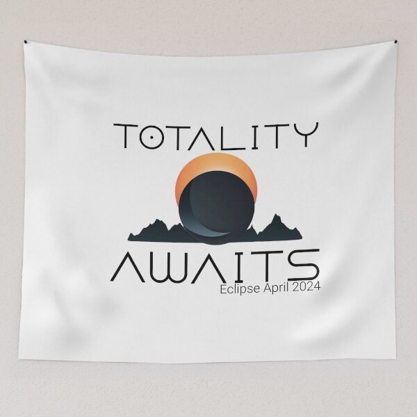 Item preview, Totality awaits - Path of totality - Total solar eclipse 2024 - Astronomy lovers - 2024 eclipse designed and sold by JansenGS.