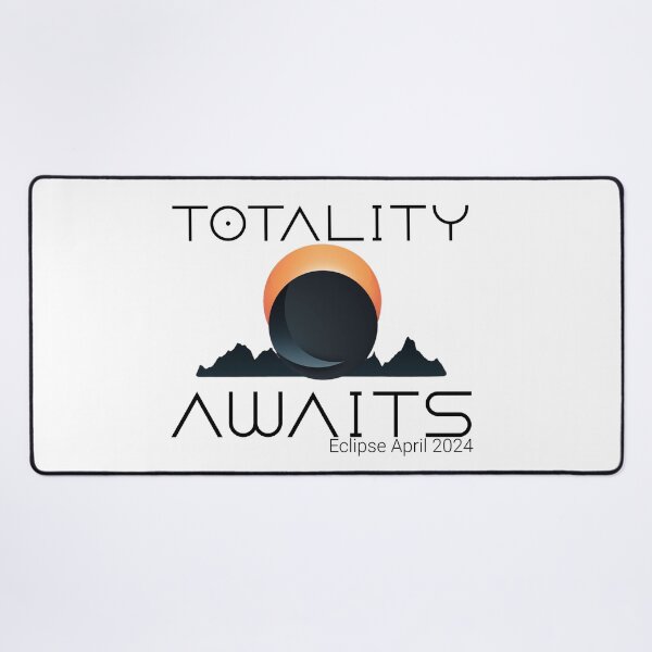 Item preview, Totality awaits - Path of totality - Total solar eclipse 2024 - Astronomy lovers - 2024 eclipse designed and sold by JansenGS.