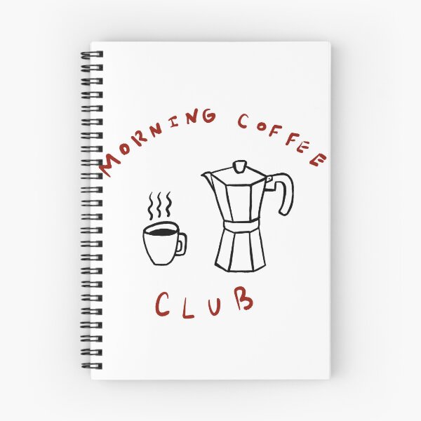 Item preview, Morning coffee club (red) designed and sold by Sopicon98.