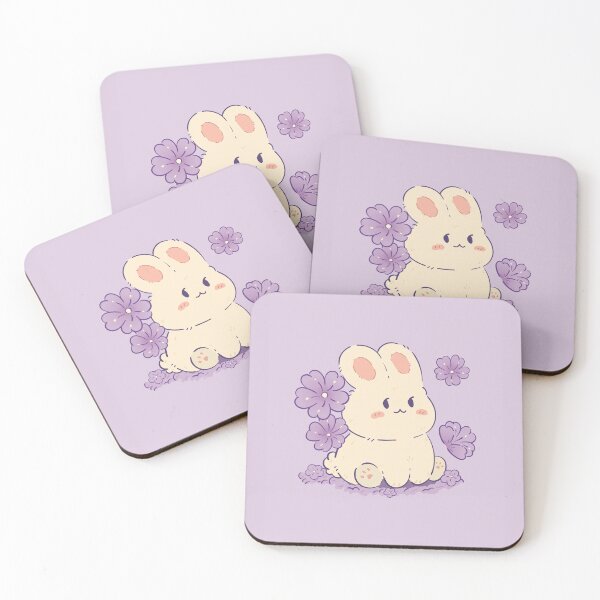 Item preview, Cute Sakura Bunny | Purple designed and sold by ModesaDraw.