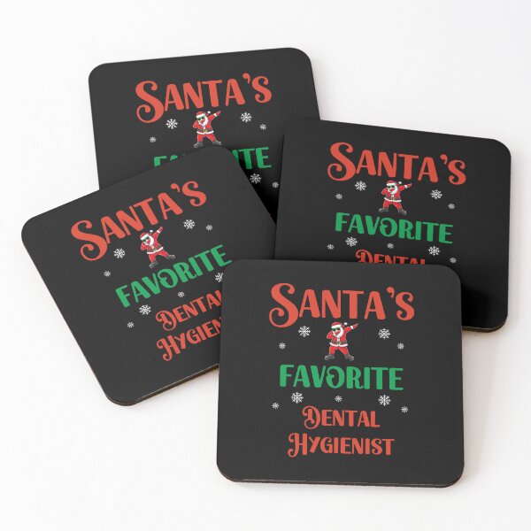 Item preview, Santa's favorite dental hygienist designed and sold by SunnyFunnyArt.