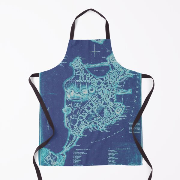 Item preview, Historical Boston map, 1775, in glacial designed and sold by DreamingBeetle.