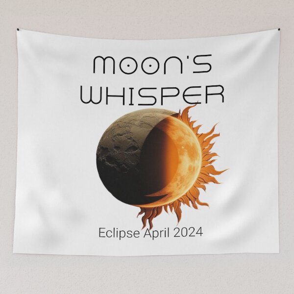 Item preview, Totality awaits - Path of totality - Total solar eclipse 2024 - Astronomy lovers - 2024 eclipse designed and sold by JansenGS.