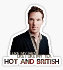 Hot and British Sticker