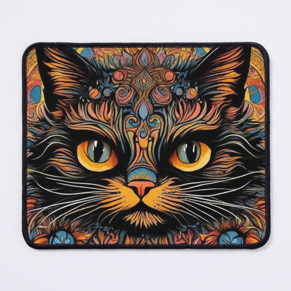 Item preview, Louis Wain Schizophrenia Cat Painting For Cat Lovers designed and sold by Petsthetic.