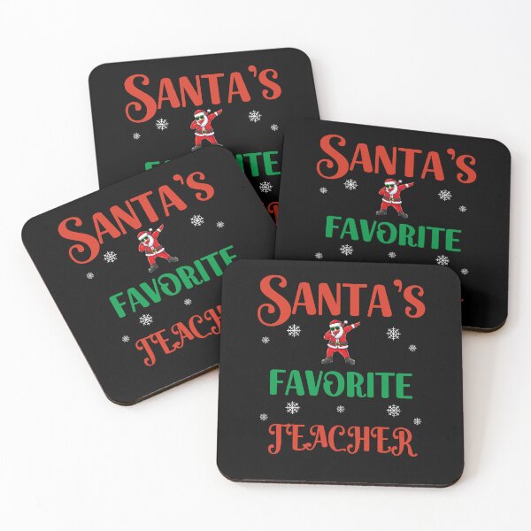 Item preview, Santa's favorite Teacher designed and sold by SunnyFunnyArt.