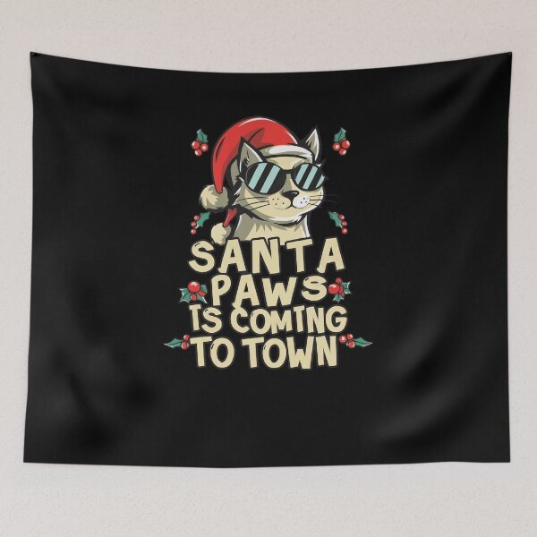 Item preview, Santa Paws Is Coming To Town : A Whiskered Winter Wonderland designed and sold by ArtfulNook.