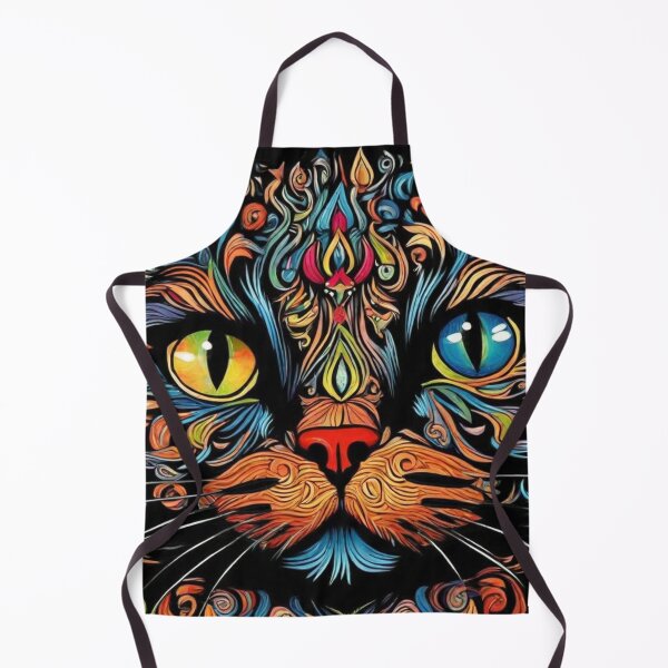 Item preview, Louis Wain Schizophrenia Cat Painting For Cat Lovers designed and sold by Petsthetic.