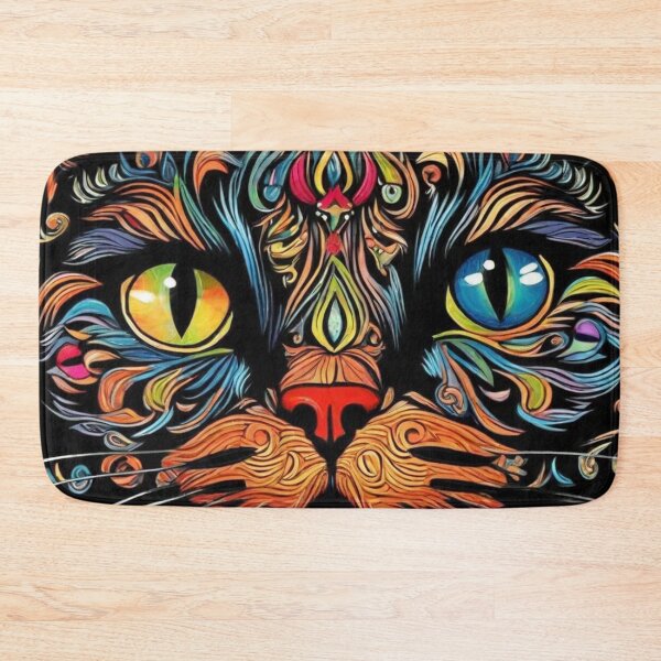 Item preview, Louis Wain Schizophrenia Cat Painting For Cat Lovers designed and sold by Petsthetic.