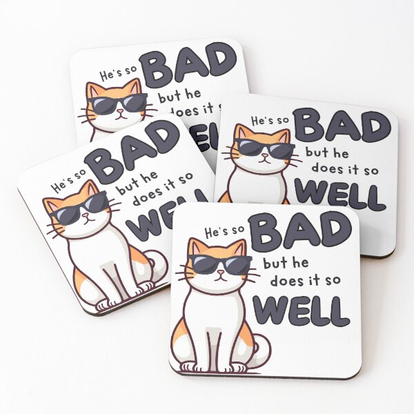 Item preview, Bad Kitty designed and sold by Eggroll the Cat.