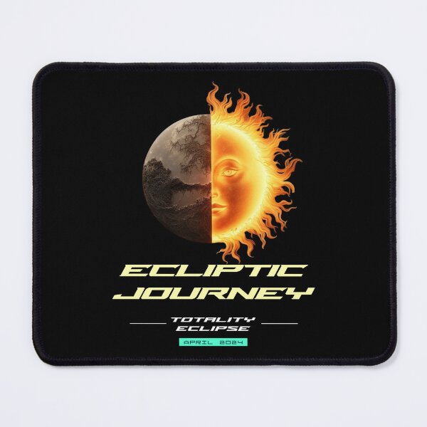 Item preview, Ecliptic journey 2024 - Path of totality - Total solar eclipse 2024 - Astronomy lovers - 2024 eclipse designed and sold by JansenGS.