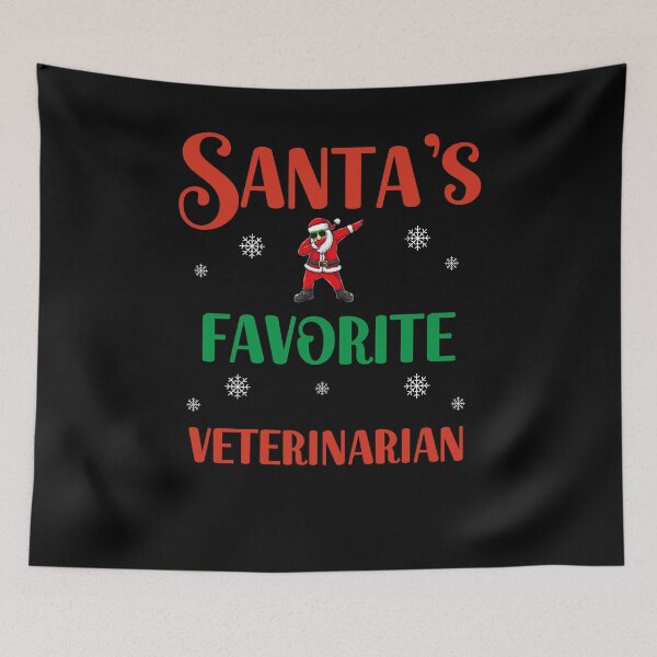 Item preview, Santa's favorite veterinarian  designed and sold by SunnyFunnyArt.