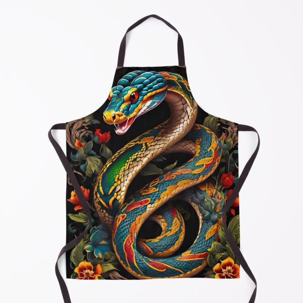 Item preview, American Traditional - Snake and Roses designed and sold by AIncredible.
