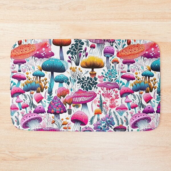 Artikelvorschau, Fungi Fantasia: A Mushroom Pattern Collection - Design 9 entworfen und verkauft von kawaiidoodlesuk.