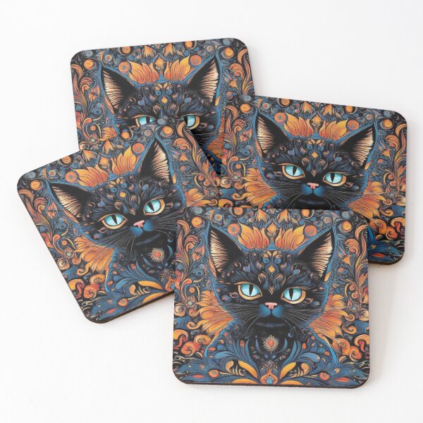 Item preview, Louis Wain Schizophrenia Cat Painting For Cat Lovers designed and sold by Petsthetic.