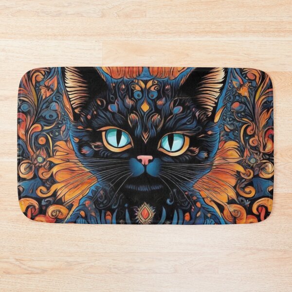 Item preview, Louis Wain Schizophrenia Cat Painting For Cat Lovers designed and sold by Petsthetic.