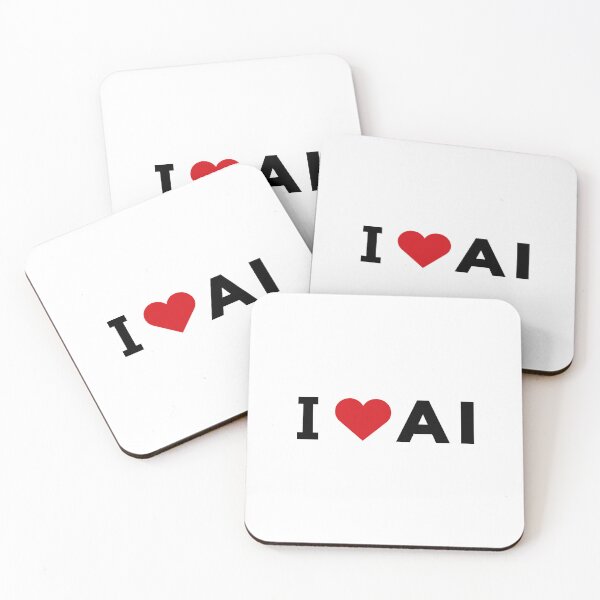 Item preview, I love AI designed and sold by Moyanana.
