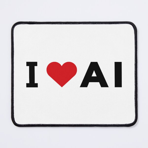 Item preview, I love AI designed and sold by Moyanana.