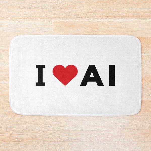 Item preview, I love AI designed and sold by Moyanana.
