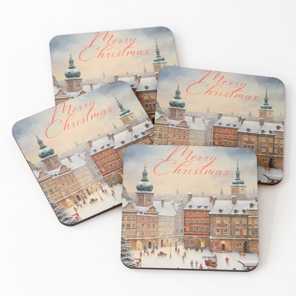 Item preview, Merry Christmas in Warsaw /Old Town in Poland   designed and sold by OkiFab.