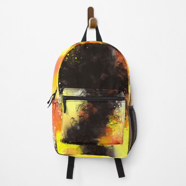 Item preview, Dance of Flames - Black Yellow Orange Red Abstract designed and sold by Joey Santiago.
