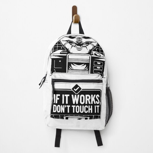 Item preview,  If It Works Don't Touch It - Minimalist Design for Programmers designed and sold by FixedBugs.