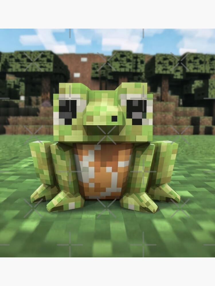 Leap into Style: Minecraft Frog Design for Gamers Poster for Sale by  Obinne