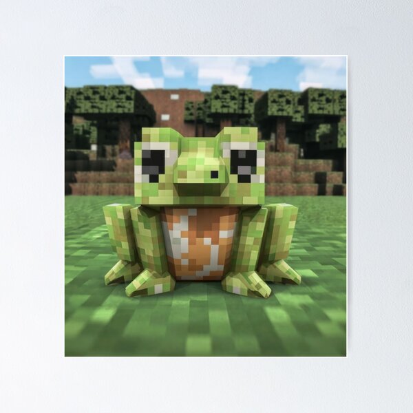 Minecraft Frog Posters for Sale