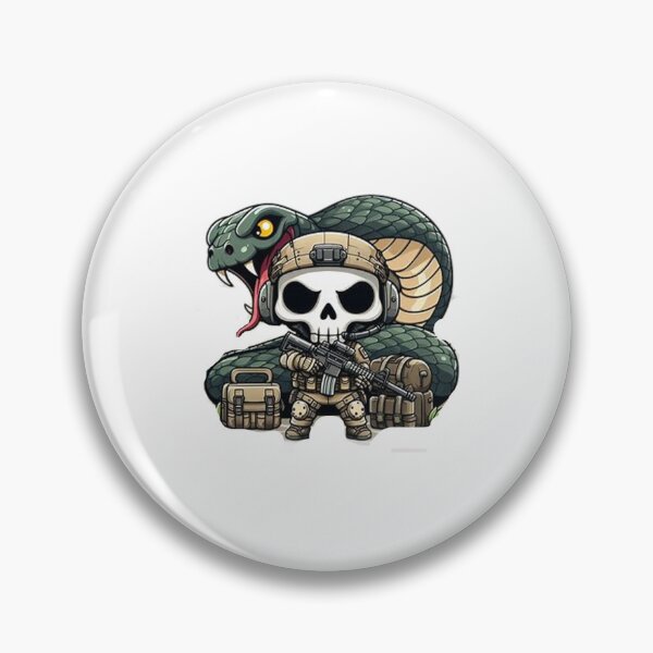 Item preview, skeleton in tactical gear with snake designed and sold by Wxjtecki.
