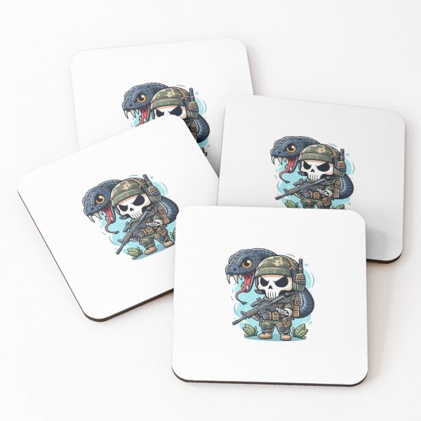 Item preview, skeleton in tactical gear with snake designed and sold by Wxjtecki.
