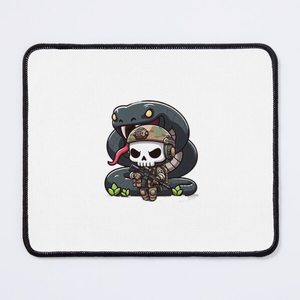 Item preview,  skeleton in tactical gear with snake designed and sold by Wxjtecki.