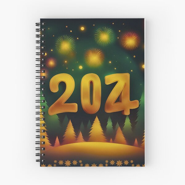 Item preview,  Happy New Year 2024 Retro  designed and sold by Modern-Tropical.