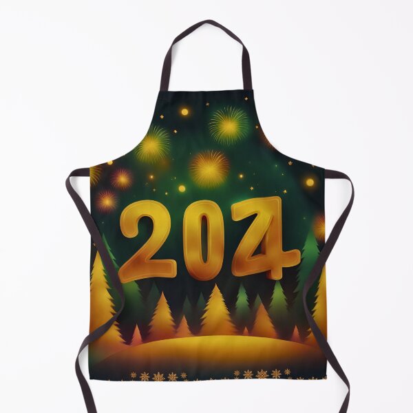 Item preview, Happy New Year 2024 Retro designed and sold by Modern-Tropical.