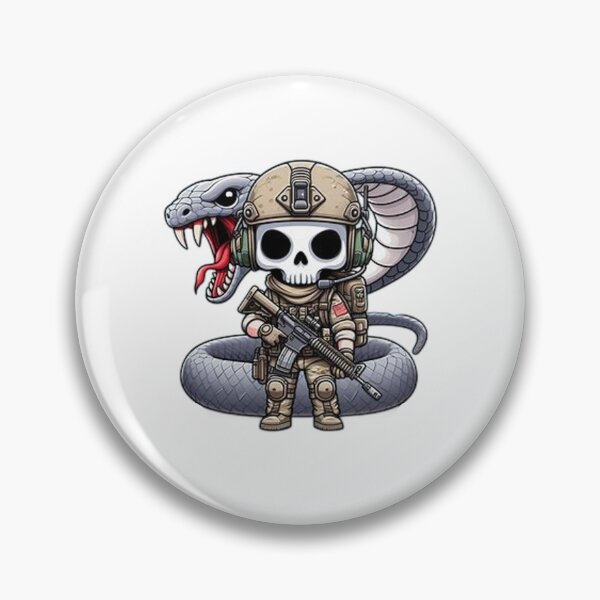 Item preview, skeleton in tactical gear with snake designed and sold by Wxjtecki.