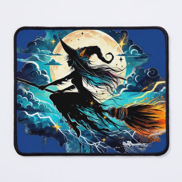 Item preview, Witch on a Broomstorm designed and sold by byvarol.
