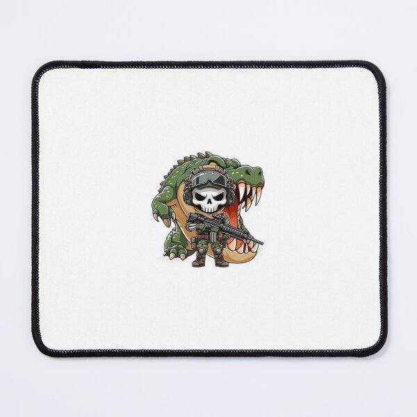 Item preview, Cute skeleton in tactical gear with crocodile designed and sold by Wxjtecki.
