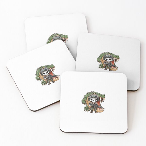 Item preview, Cute skeleton in tactical gear with crocodile designed and sold by Wxjtecki.