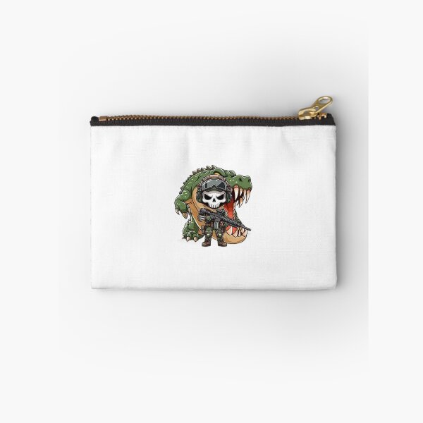 Item preview, Cute skeleton in tactical gear with crocodile designed and sold by Wxjtecki.