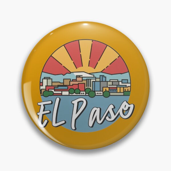 Item preview, El Paso, Texas | City in abstract style including sunset designed and sold by CircinusStore.
