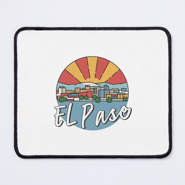 Item preview, El Paso, Texas | City in abstract style including sunset designed and sold by CircinusStore.