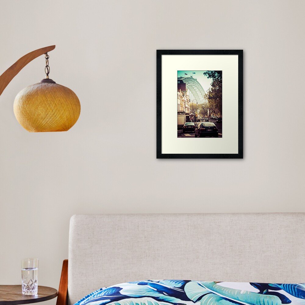 Vintage Rocks - Sydney, Australia Framed Art Print