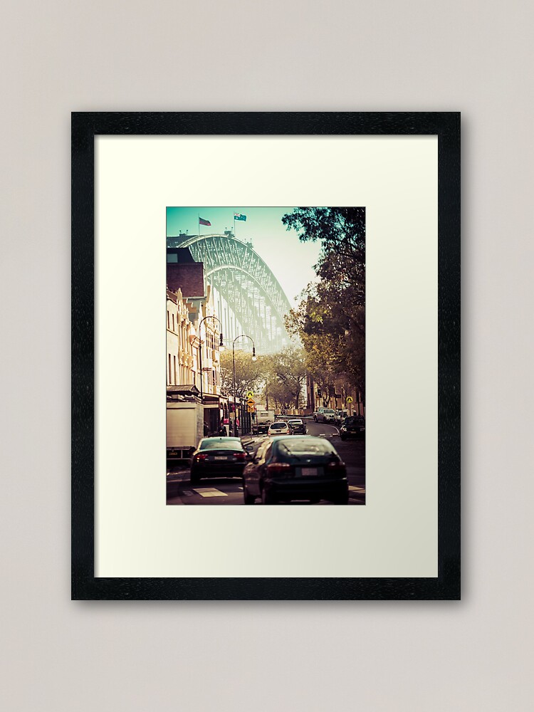 Alternate view of Vintage Rocks - Sydney, Australia Framed Art Print