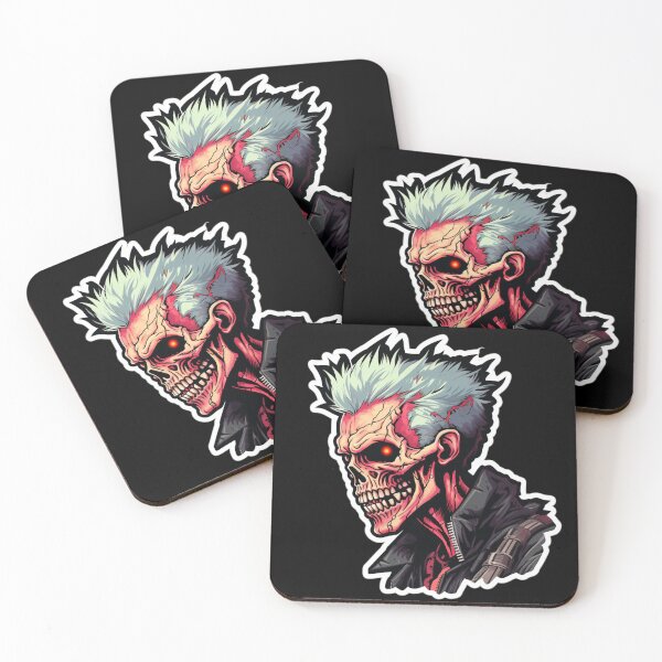 Item preview, Cyberpunk Ghoul Zombie Cyborg designed and sold by Nightarcade.