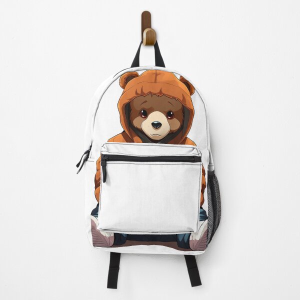 Item preview, HOODED BEAR IN MANGA STYLE designed and sold by infinitearte.