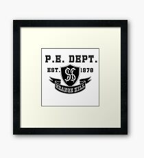 Grange Hill PE Dept Framed Print